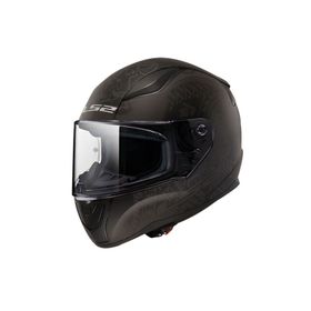 LS2 Rapid Mat Siyah Motosiklet Kaskı