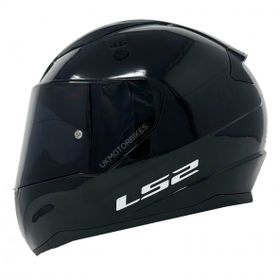 LS2 Rapid Parlak Siyah-Mavi Fullface Motosiklet Kaskı