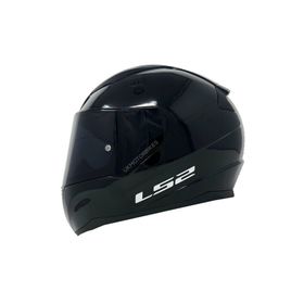 LS2 Rapid Parlak Siyah-Mavi Fullface Motosiklet Kaskı