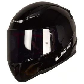 LS2 Rapid Parlak Siyah-Mavi Fullface Motosiklet Kaskı