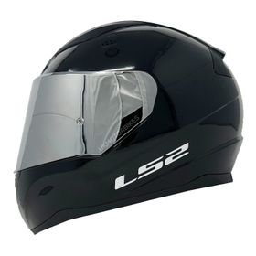 LS2 Rapid Parlak Siyah-Mavi Fullface Motosiklet Kaskı