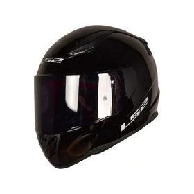 LS2 Rapid Parlak Siyah-Mavi Fullface Motosiklet Kaskı