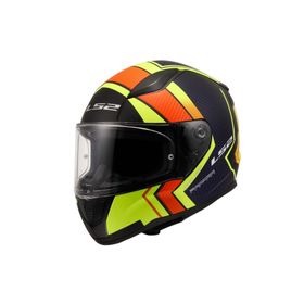 LS2 Rapid Sarı Mavi Motorsiklet Kask