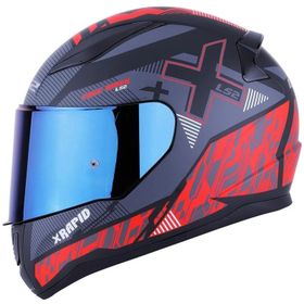 LS2 Rapid Xtreet Full Face Iridium Kırmızı Vizörlü Motosiklet Kaskı