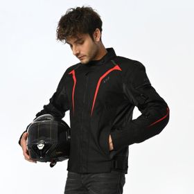 LS2 Sepang Siyah Gri Kırmızı Erkek Motosiklet Montu