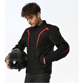 LS2 Sepang Siyah Gri Kırmızı Erkek Motosiklet Montu