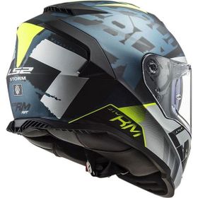 LS2 Storm 2 Full Face Siyah Gri Motosiklet Kaskı