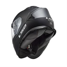 LS2 Storm 2 Full Face Siyah Gri Motosiklet Kaskı