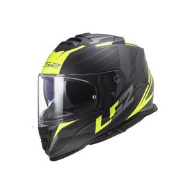 LS2 Storm 2 Nerve Full Face Siyah Sarı Motosiklet Kaskı