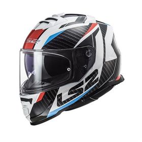 LS2 Storm 2 Racer Full Face Mavi Kırmızı Motosiklet Kaskı