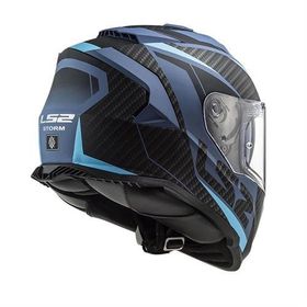 LS2 Storm 2 Racer Full Face Mavi Kırmızı Motosiklet Kaskı