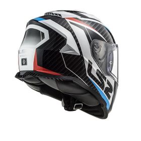 LS2 Storm 2 Racer Full Face Mavi Kırmızı Motosiklet Kaskı