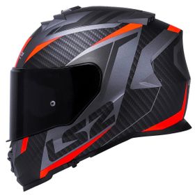 LS2 Storm 2 Racer Full Face Motosiklet Vizörlü Siyah Kaskı