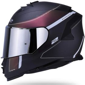 LS2 Storm 2 Velvet Mat Siyah Kask