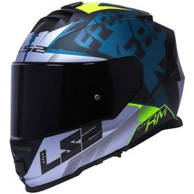 LS2 Storm Sprinter Full Face Siyah Kırmızı Motosiklet Kaskı