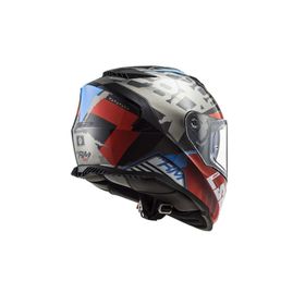 LS2 Storm Sprinter Full Face Siyah Kırmızı Motosiklet Kaskı