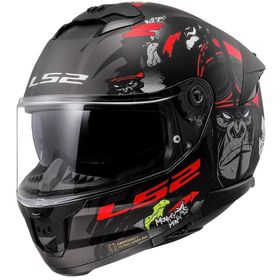LS2 Stream 2 Angry Monkey Full Face Motosiklet Kaskı