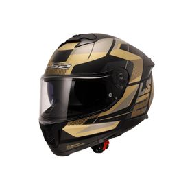 LS2 Stream 2 Road Full Face Gold Gri Siyah Motosiklet Kaskı