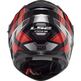 LS2 Stream Evo Loop Full Face Siyah Kırmızı Motosiklet Kaskı
