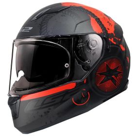 LS2 Stream Evo Viator Full Face Siyah Motosiklet Kaskı