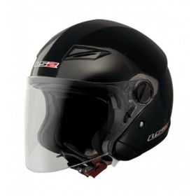 LS2 Track Siyah Kask Camı