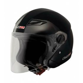 LS2 Track Siyah Kask Camı