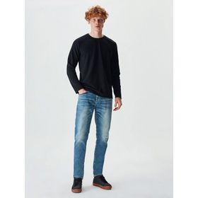 LTB 0112186163610680000 Basic Bisiklet Yaka Siyah Sweatshirt