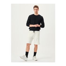 LTB 0112186163610680000 Basic Bisiklet Yaka Siyah Sweatshirt