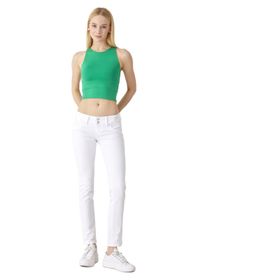 LTB Molly Beyaz Kadın Kot Pantolon