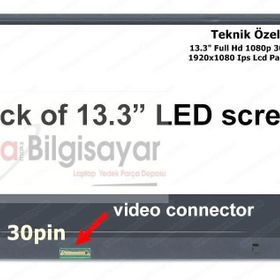 LTN133HL03 13.3 inch Uyumlu Notebook LCD Ekran