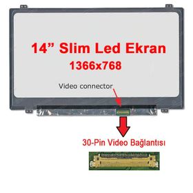 LTN140AT30-L01 Notebook LED Laptop 14 30Pin Slim Uyumlu LCD Ekran Panel