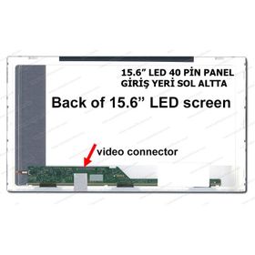 LTN156AT05-U06 15.6 Laptop LED 40Pin Uyumlu LCD Ekran Panel