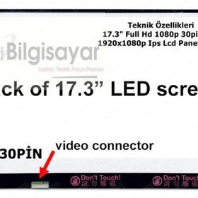 LTN173HL01-001 17.3 Slim 30 Pin FHD IPS Notebook Screen
