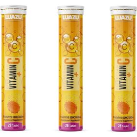 Luazu Vitamin C Coenzyme Q10 Vitamin D3 20 Efervesan Tablet