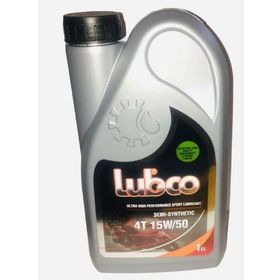 Lubco Semi-Sentetik 4T 15W50 1 lt Motosiklet Yağı