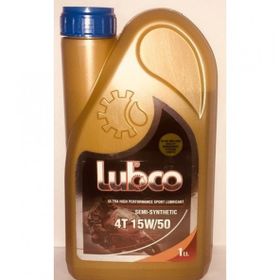 Lubco Semi-Sentetik 4T 15W50 1 lt Motosiklet Yağı