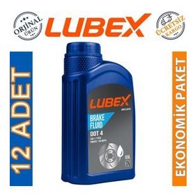Lubex Brake Fluid Dot 4 500 ml 12'li Fren Hidrolik Yağı