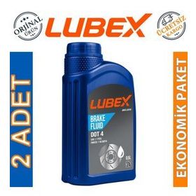 Lubex Brake Fluid Dot 4 500 ml 2'li Fren Hidrolik Yağı