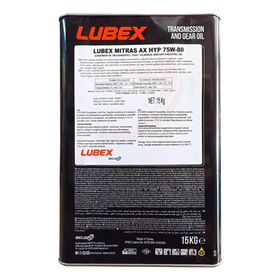 Lubex Mitras AX HYP 75W/80 15 kg Manuel Şanzıman Yağı