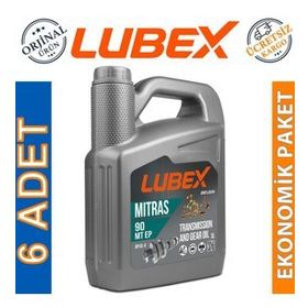 Lubex Mitras MT EP 90 3 lt 6'lı Şanzıman Asansör Dişli Yağı