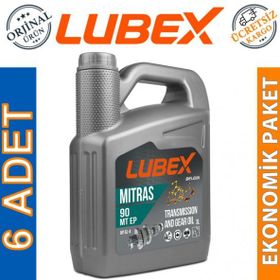 Lubex Mitras MT EP 90 3 lt 6'lı Şanzıman Asansör Dişli Yağı