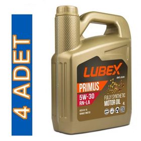 Lubex Primus 5W-30 RN-LA 5 Litre 4'lü Motor Yağı