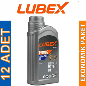 Lubex Primus EC 10W-30 1 lt 12'li Motor Yağı