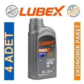 Lubex Primus EC 10W-30 1 lt 4'lü Motor Yağı