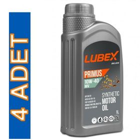Lubex Primus MV 10W-40 1 lt 4'lü Sentetik Motor Yağı