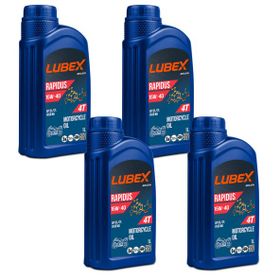 Lubex Rapidus 15W-40 1 L 4'lü 4 Zamanlı Motosiklet Yağı