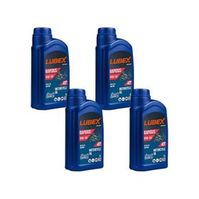 Lubex Rapidus 15W-50 1 L 4'lü 4 Zamanlı Motosiklet Yağı