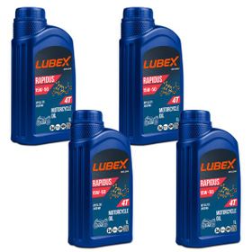 Lubex Rapidus 15W-50 1 L 4'lü 4 Zamanlı Motosiklet Yağı