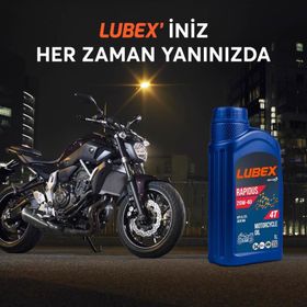 Lubex Rapidus 20W-40 1 L 4 Zamanlı Motosiklet Yağı