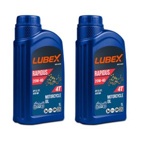 Lubex Rapidus 20W-40 1 Lt 2'li 4 Zamanlı Motosiklet Yağı